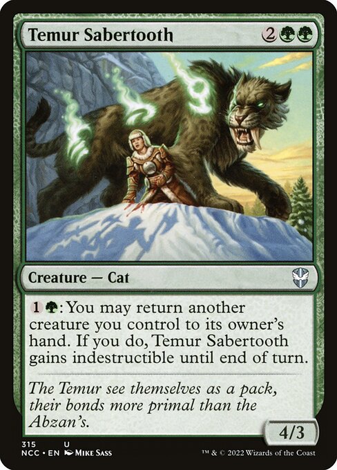 Temur-Säbelzahntiger NCC-315 Uncommon Near Mint Englisch