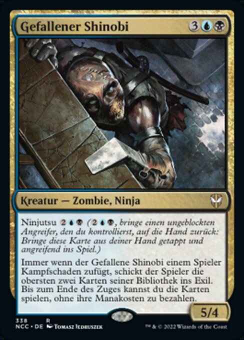 Gefallener Shinobi NCC-338 Rare Excellent Deutsch