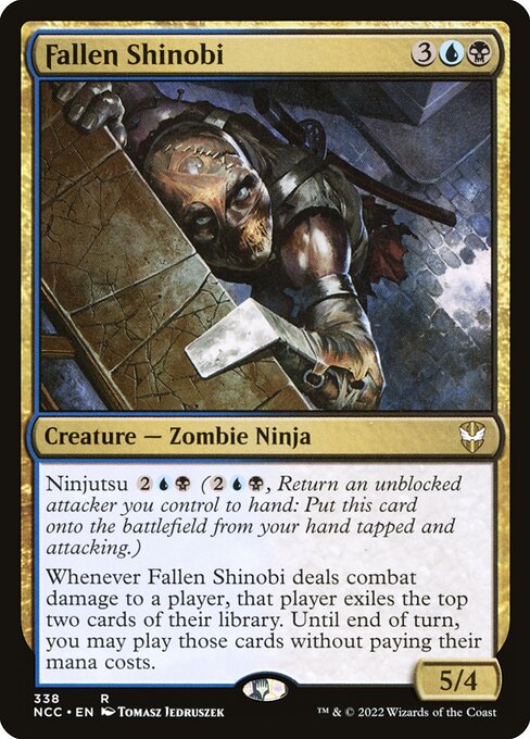 Fallen Shinobi NCC-338 Rare Near Mint Englisch