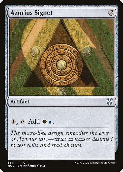 Azorius-Petschaft NCC-361 Uncommon Light Played Englisch