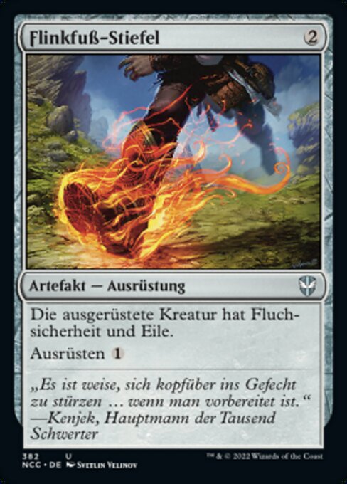Flinkfuß-Stiefel NCC-382 Uncommon Excellent Deutsch