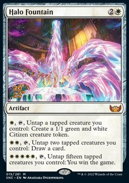 Halo-Brunnen (V.1) PSNC-15 Mythic Near Mint Deutsch Foil