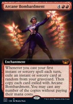 Arkaner Beschuss XSNC-422 Mythic Excellent Englisch Foil