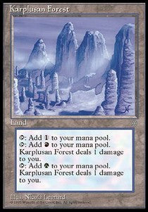 Karplusanischer Wald ICE- Rare Excellent Deutsch
