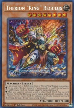 Therion „König“ Regulus (V.1) DIFO-007 Secret Rare Near Mint Deutsch 1. Auflage