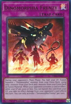 Dinomorphia Frenzy DIFO-077 Ultra Rare Excellent Englisch 1. Auflage