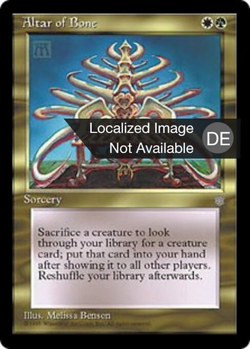 Knochenaltar ICE- Rare Excellent Deutsch