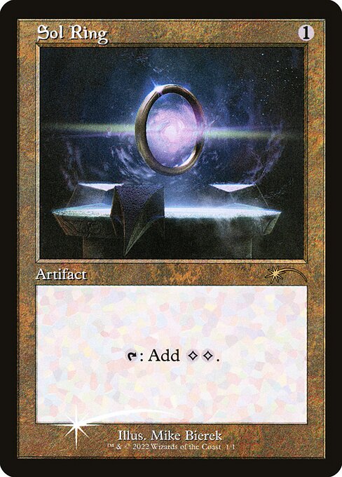 Sol Ring PROM-LGS Rare Near Mint Englisch Foil