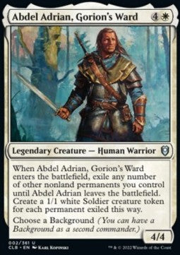 Abdel Adrian, Ziehsohn von Gorion CLB-2 Uncommon Excellent Englisch Foil