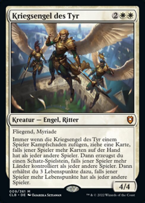 Kriegsengel des Tyr CLB-9 Mythic Near Mint Deutsch