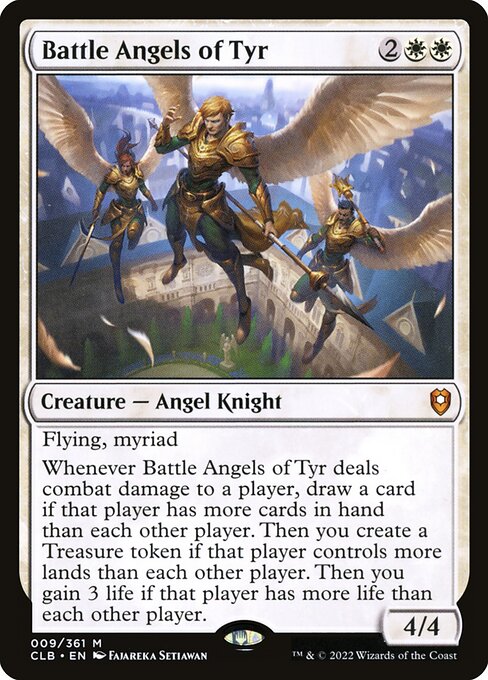 Battle Angels of Tyr CLB-9 Mythic Excellent Englisch