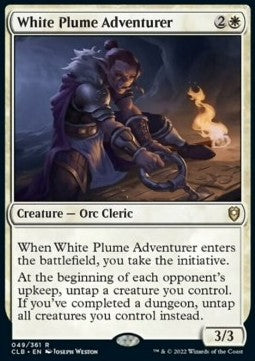 White Plume Adventurer CLB-49 Rare Excellent Englisch