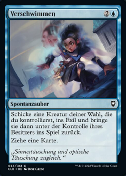 Verschwimmen CLB-58 Common Near Mint Deutsch