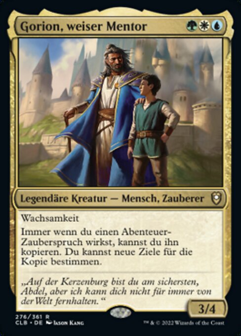 Gorion, weiser Mentor CLB-276 Rare Excellent Deutsch