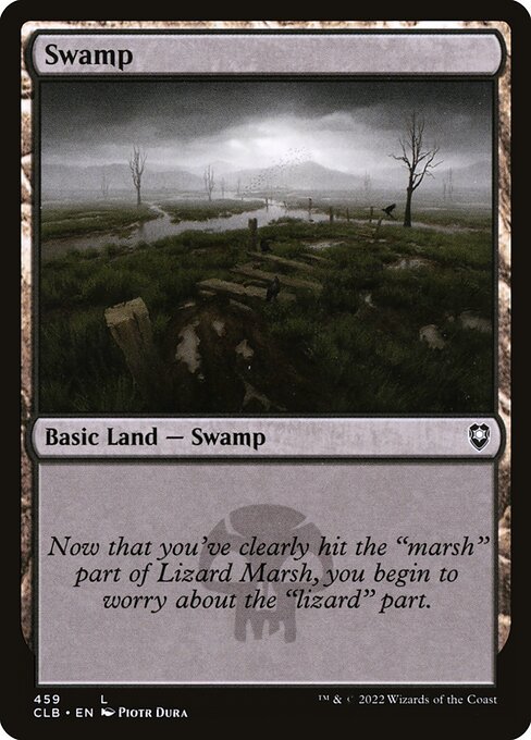 Swamp XCLB-459 Land Excellent Englisch Foil