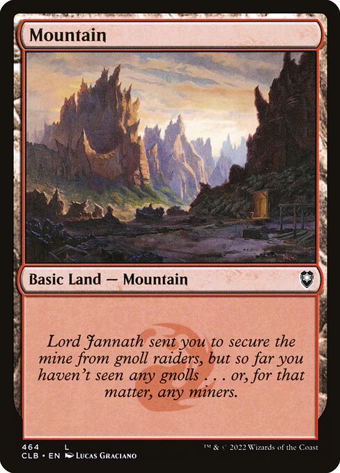 Mountain XCLB-464 Land Excellent Englisch Foil