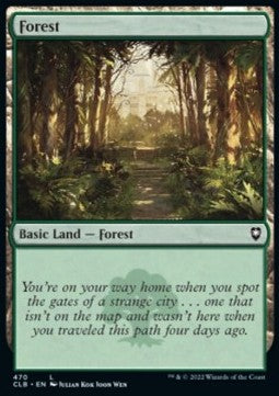 Wald (V.4) XCLB-470 Land Excellent Deutsch Foil