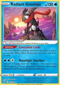 Radiant Greninja ASR-046 Ultra Rare Near Mint Englisch
