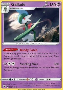 Gallade ASR-062 Holo Rare Excellent Englisch