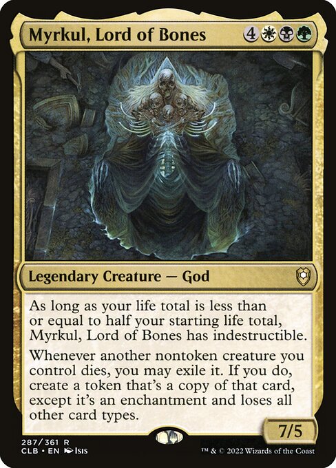 Myrkul, Lord of Bones CLB-287 Rare Excellent Englisch