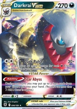 Darkrai VSTAR ASR-099 Ultra Rare Near Mint Englisch