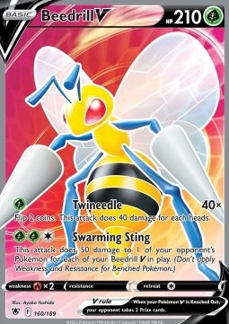 Beedrill V ASR-160 Ultra Rare Near Mint Englisch