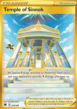 Sinnoh-Tempel ASR-214 Secret Rare Excellent Deutsch