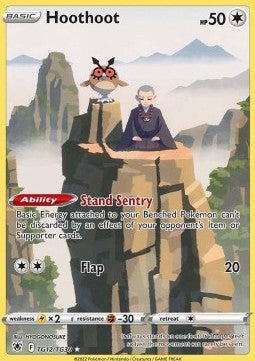 Hoothoot ASR-TG12 Holo Rare Excellent Deutsch