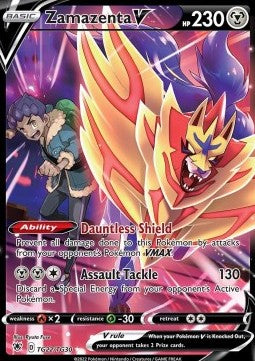 Zamazenta V ASR-TG22 Ultra Rare Excellent Deutsch