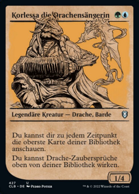 Korlessa die Drachensängerin (V.2) XCLB-427 Uncommon Near Mint Deutsch