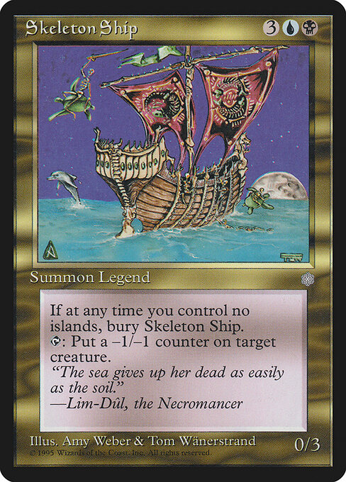 Skeleton Ship ICE- Rare Light Played Englisch