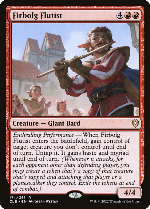 Firbolg-Flötenspieler CLB-174 Rare Excellent Englisch Foil
