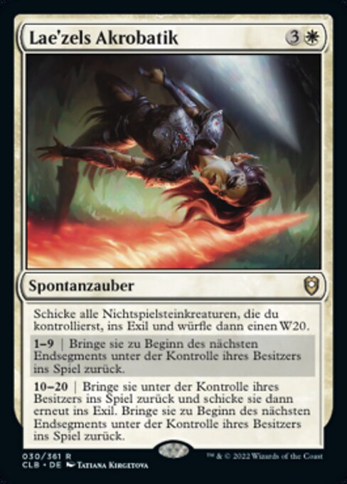 Lae'zels Akrobatik CLB-30 Rare Near Mint Deutsch