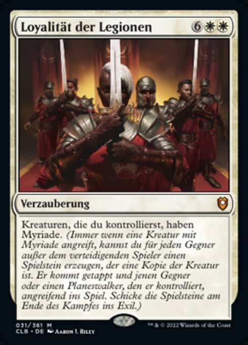 Loyalität der Legionen CLB-31 Mythic Excellent Deutsch Foil