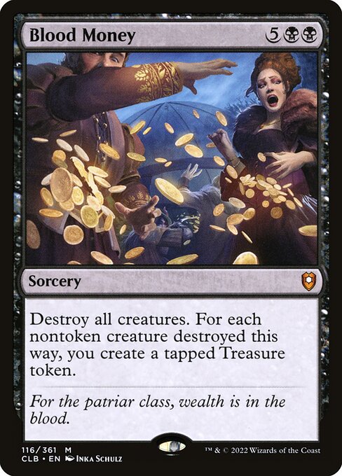 Blutgeld CLB-116 Mythic Excellent Englisch Foil