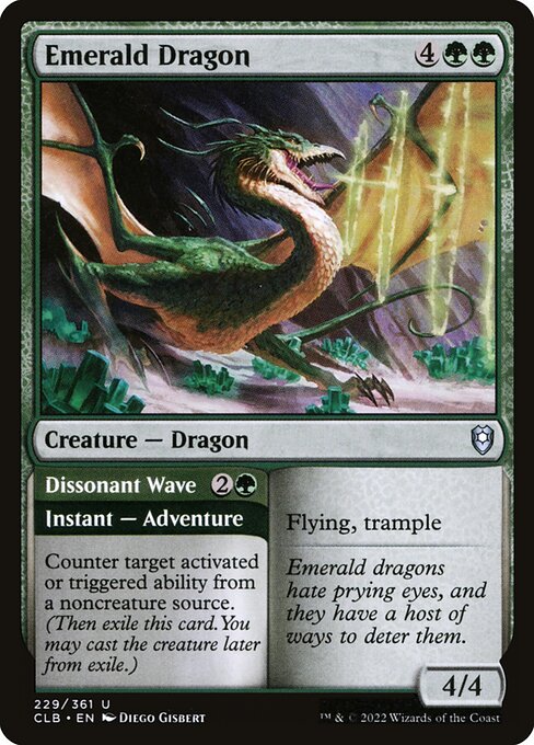 Emerald Dragon CLB-229 Uncommon Near Mint Englisch