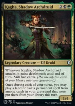 Kagha, Schattenhain-Erzdruidin CLB-279 Uncommon Excellent Englisch Foil