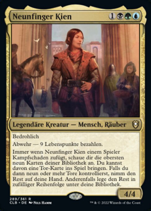 Neunfinger Kien CLB-289 Rare Excellent Deutsch