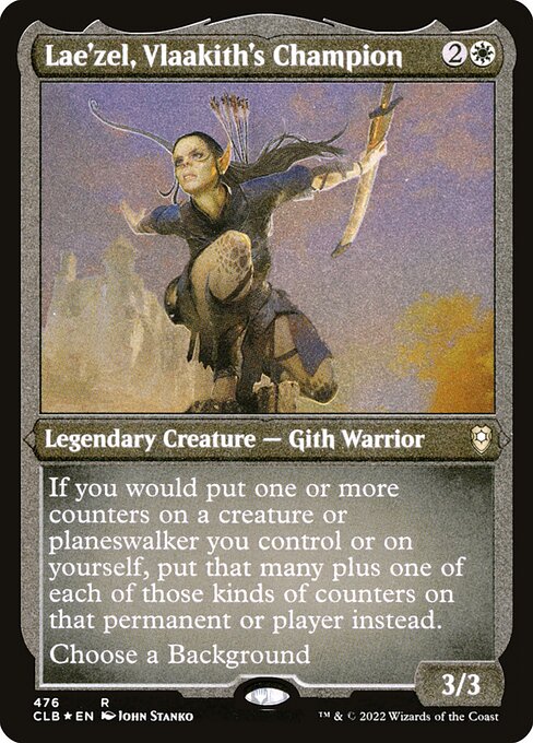 Lae'zel, Vlaakith's Champion XCLB-476 Rare Near Mint Englisch Foil