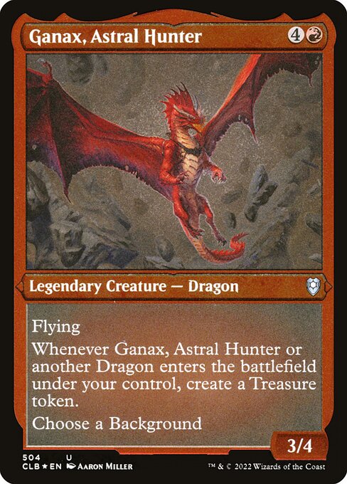 Ganax, Astral Hunter XCLB-504 Uncommon Near Mint Englisch Foil