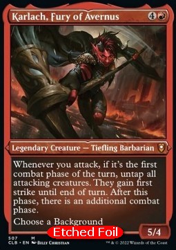 Karlach, Furie von Avernus (V.1) XCLB-507 Mythic Near Mint Deutsch Foil