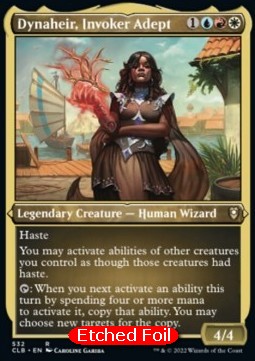 Dynaheir, Anrufer-Adeptin (V.1) XCLB-532 Rare Excellent Englisch Foil
