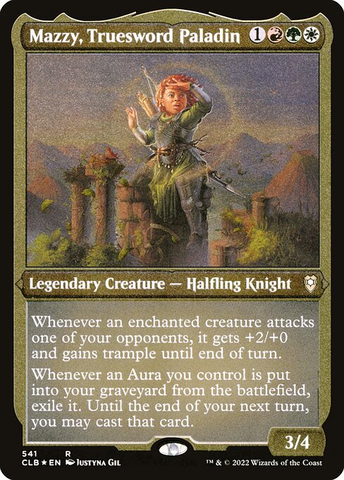 Mazzy, Treuklingen-Paladinin (V.1) XCLB-541 Rare Near Mint Englisch