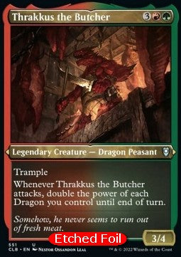 Thrakkus der Schlächter (V.1) XCLB-551 Uncommon Near Mint Englisch