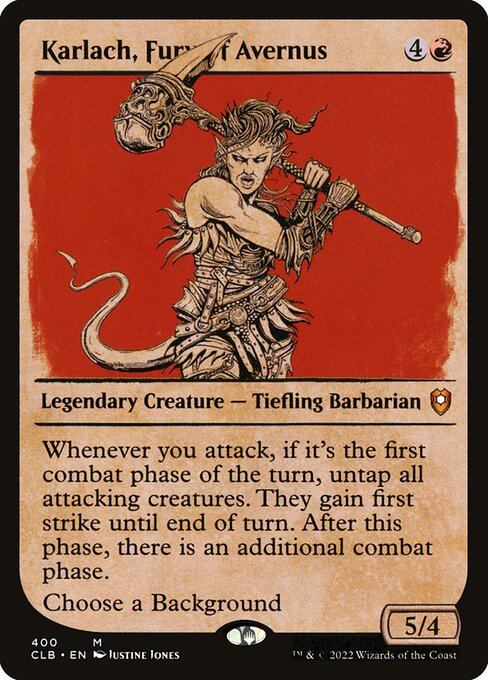 Karlach, Fury of Avernus XCLB-400 Mythic Excellent Englisch