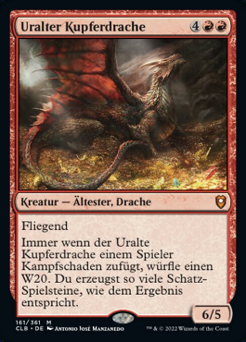 Uralter Kupferdrache CLB-161 Mythic Excellent Deutsch