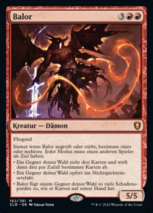 Balor CLB-162 Mythic Near Mint Deutsch