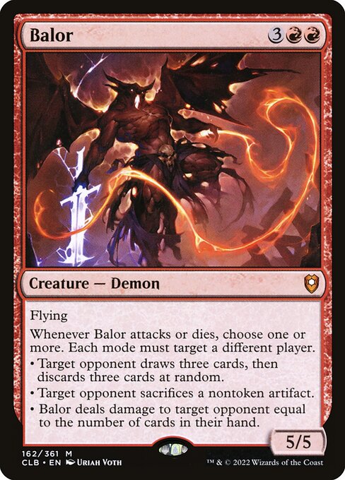 Balor CLB-162 Mythic Near Mint Englisch