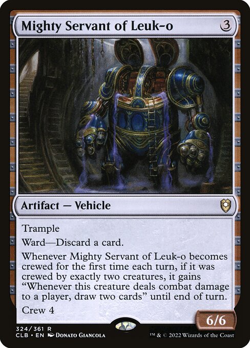 Mächtiger Diener von Leuk-o CLB-324 Rare Excellent Englisch Foil