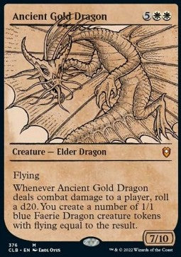 Uralter Golddrache (V.2) XCLB-376 Mythic Excellent Deutsch Foil